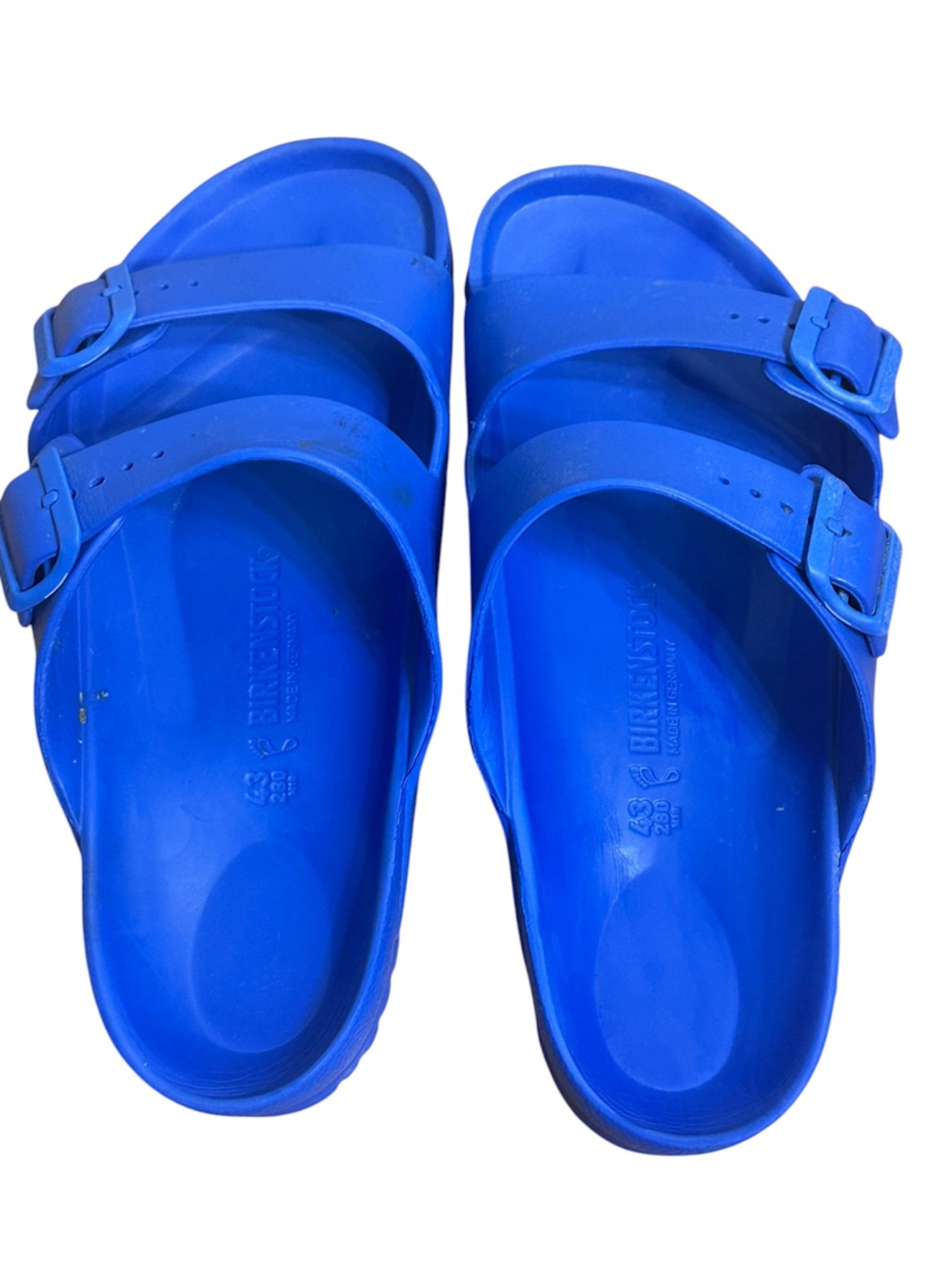 BIRKENSTOCK Arizona EVA Sandals 43 Men’s 10 Women’s 12 Blue Lightweight